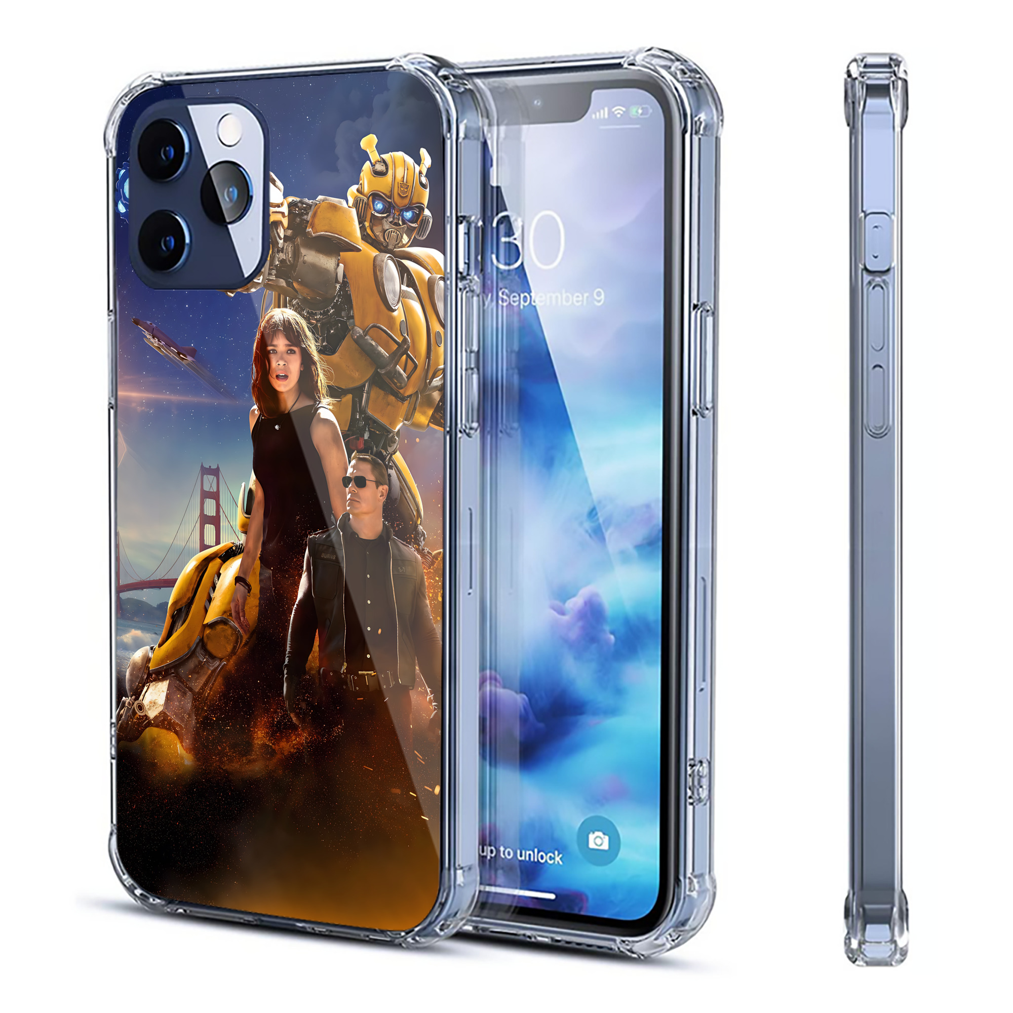 （画像用） Transformers トランスフォーマー 【iPhone 12シリーズ対応】透明スマホケース（クリアソフトケース）